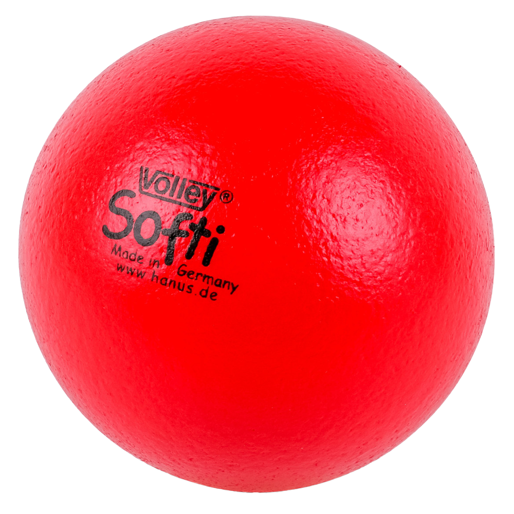 Ballon en mousse haute densité recouverte de polyuréthane Volley® «Softi», 16 cm (6")