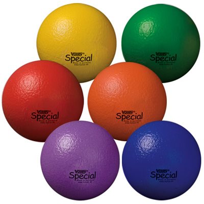 Ens. de 6 ballons Volley® haut rebond robustes, 8¼"