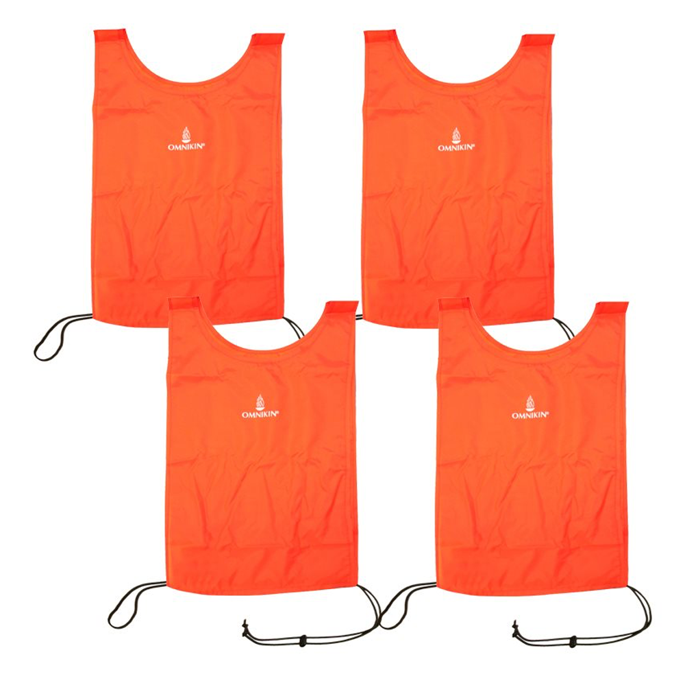 OMNIKIN® Nylon Pinnies, set of 4 orange