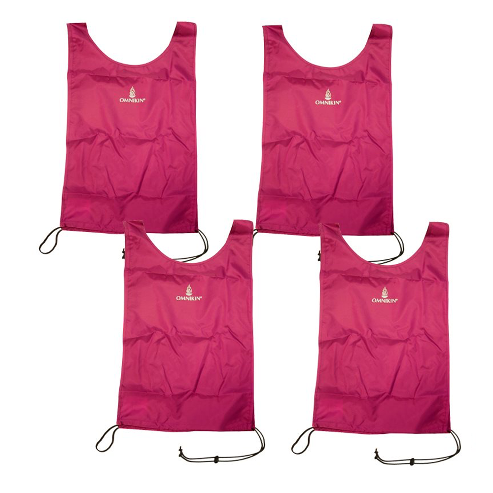 OMNIKIN® Nylon Pinnies, set of 4 purple