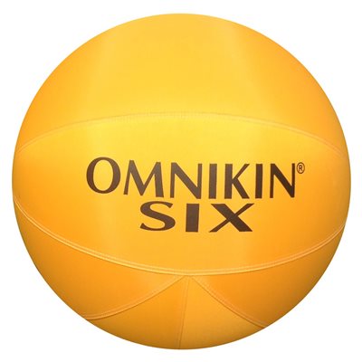 Ballon Omnikin® «Six» jaune, 46 cm (18")