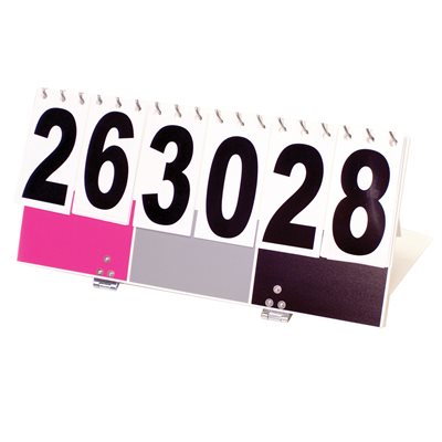 KIN-BALL® scoreboard, pink / grey / black