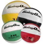 Going One® Leather Medicine Ball