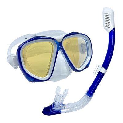 Scaup® «Coral» Pro Series Diving Mask with Snorkel for Adults