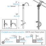 Anchoring System for Outdoor Soccer Goals, installation tool not included