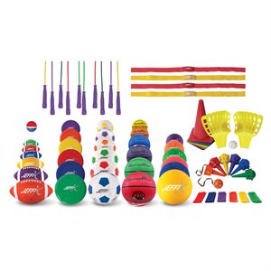 Set of 100 Items for School Daycare with Carrying Bags