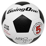 Ballon de soccer en caoutchouc Going One® «AeroTech» blanc