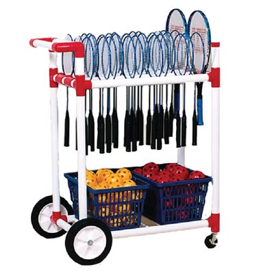 All terrain racquet cart