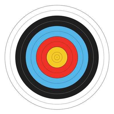 Round Foam Target for Schools and Camps, 36" (91 cm)