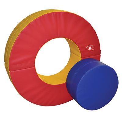 Donut and halve shape mats