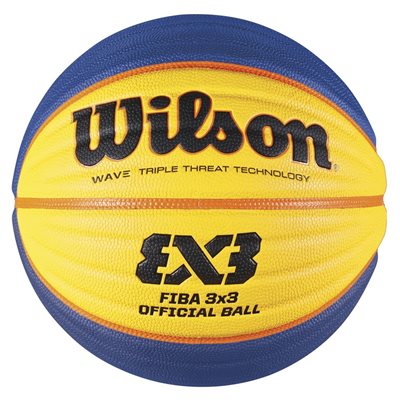 Ballon de basketball exterieur officiel de la FIBA 3x3 Wilson® «Wave», #7