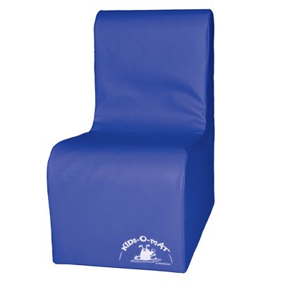 Foam chair for 1 child, blue