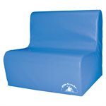 Foam chair for 2 children, Blue