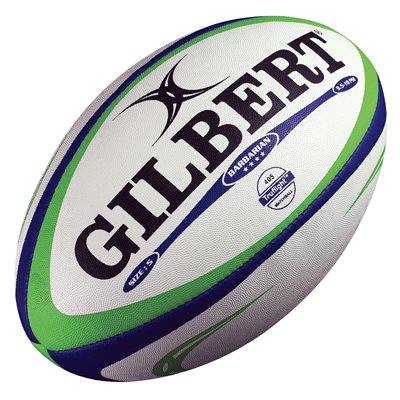 Ballon de rugby en caoutchouc Gilbert® «Barbarian», #5