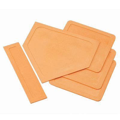 Set of rubber baseball bases