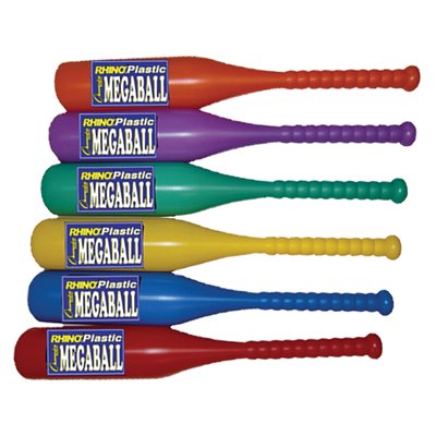 6 oversized plastic bats