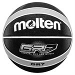 Ballon de basketball Molten® en caoutchouc noir et argent