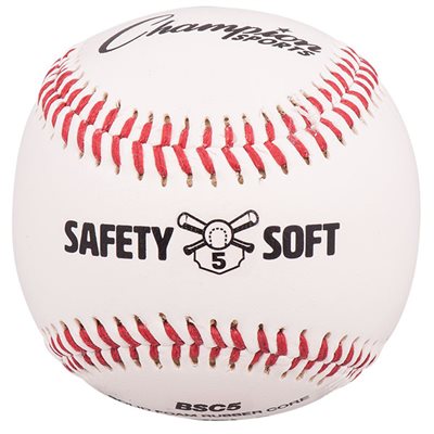 Douzaine de balles de baseball molles «Safety Soft» en cuir