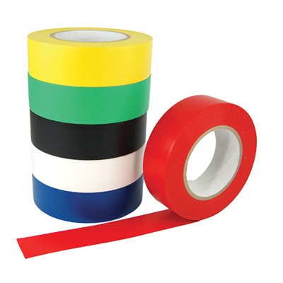 Set of 6 colors of flooring tape, 1,5"