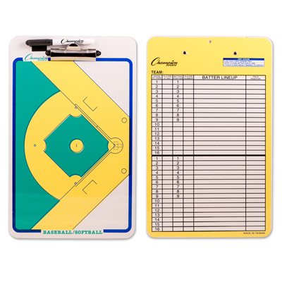 Coaches clipboard, baseball / softball