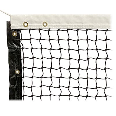 Permanent Heavy-Duty Polyethylene Pickleball Net of 21.7" (6.6 m), with Steel Cable of 26' (8 m)