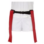 Ceinture de flag-football a double fanions rouges