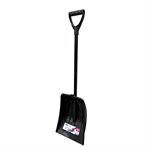 Polycarbonate and Steel Snow Shovel, 9.5 x 32" (24 x 81 cm)