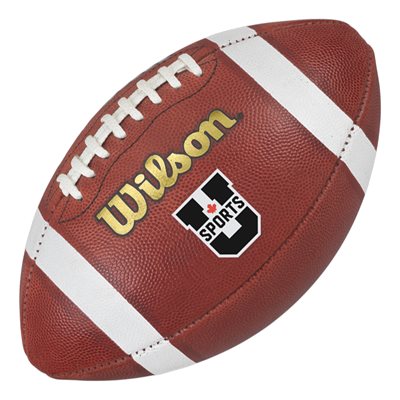 Ballon de football de match officiel Wilson® «U Sports» en cuir, sénior #9