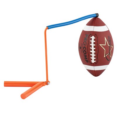 Porte-ballon de botté de football en acier et caoutchouc