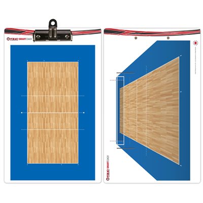 Tableau de jeu Smartcoach-Pro, 10" x 16", VOLLEYBALL