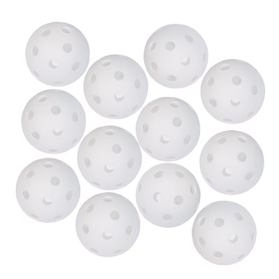 Perforated Baseballs, 3" (7.5 cm), set of 12