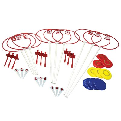 Outdoor Frisbee Golf Target Hoop Set 