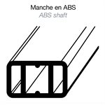 Bâton de gardien de but de hockey Dom® manche en ABS