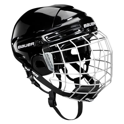 Casque de hockey avec grille