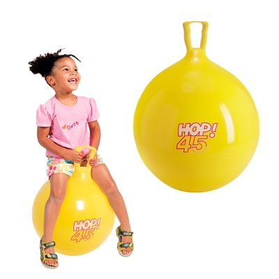 Ballon sauteur en vinyle robuste «Hop!», 45 cm (18")