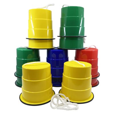 6 pairs of plastic mini high steppers