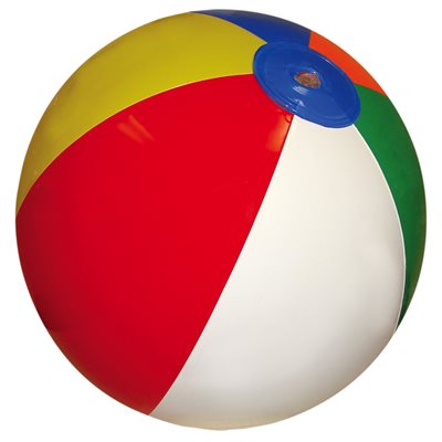 Multicolored Vinyl Beach Ball