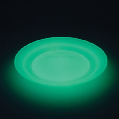 Phosphorescent spinning plate