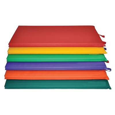 Matelas colorés en vinyle, ensemble de 6