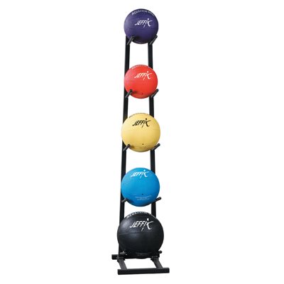 Steel medicine ball rack