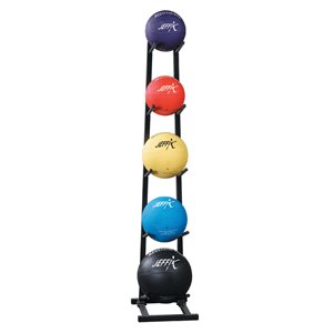 Steel medicine ball rack