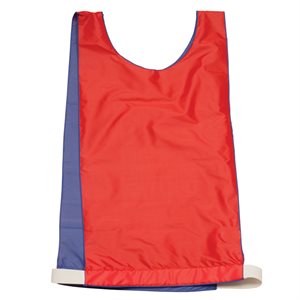 Reversible Nylon Pinnie, Blue / Red