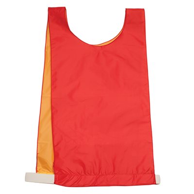 Reversible Nylon Pinnie, Red / Yellow