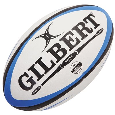 Ballon de rugby de partie en caoutchouc Gilbert® «Omega», #5