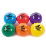 Set of 6 «Softex» Colored Vinyl Play Balls, 3" (7.5 cm)