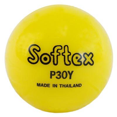 Balle de jeu en vinyle jaune «Softex»