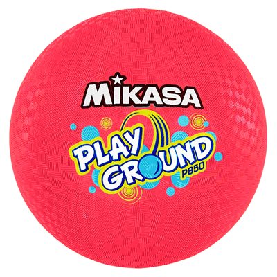 Ballon de jeu en caoutchouc rouge Mikasa® «PlayGround», 21,5 cm (8,5")