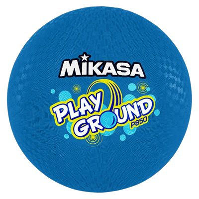 Ballon de jeu en caoutchouc bleu Mikasa® «PlayGround», 21,5 cm (8,5")