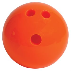 Plastic bowling ball