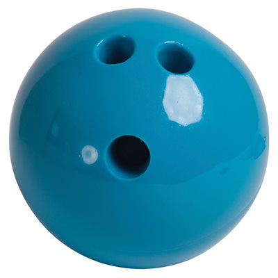 Plastic bowling ball